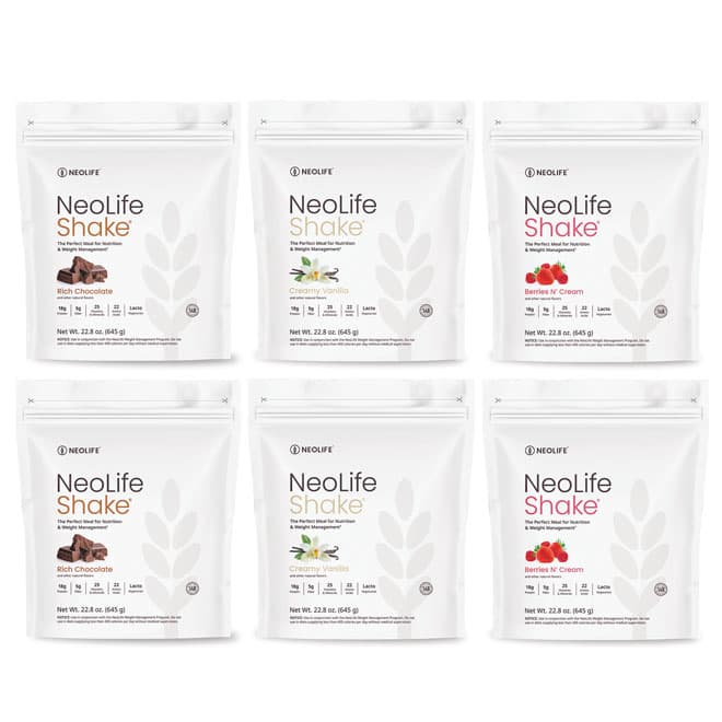 NeoLifeShake Assorted (6 pouches/2 per flavor)